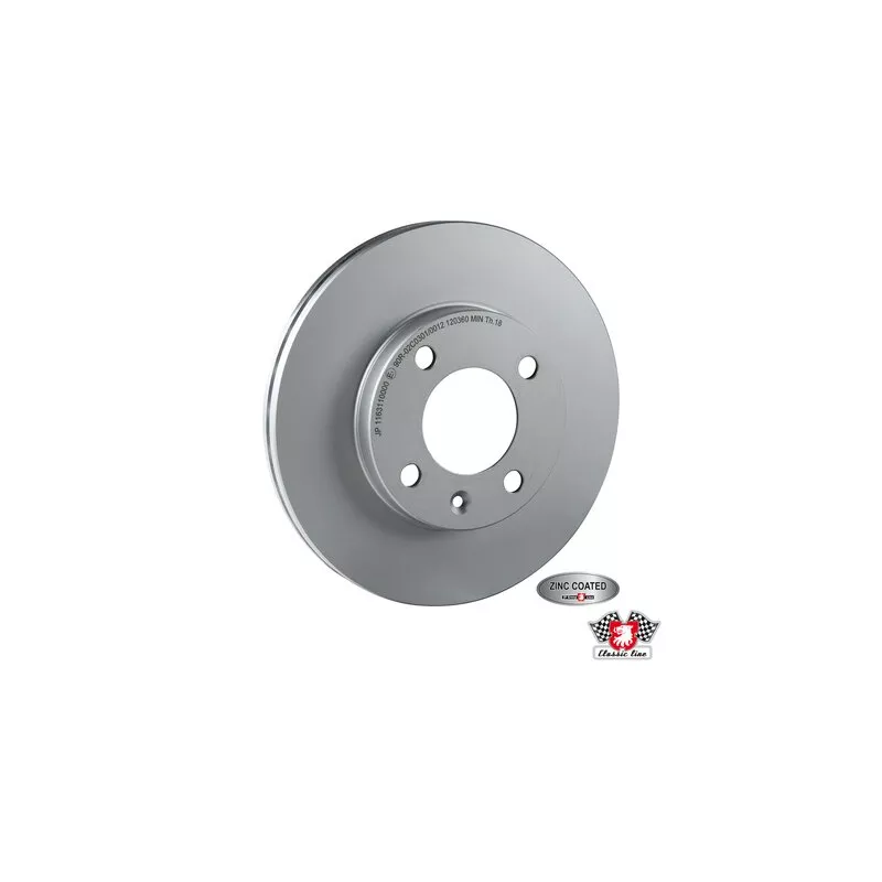 Jeu de 2 disques de frein avant JP GROUP 1163110000
