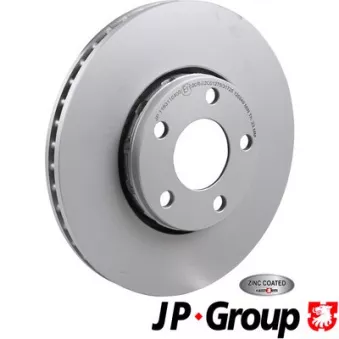 Jeu de 2 disques de frein avant JP GROUP 1163110400