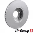 Jeu de 2 disques de frein avant JP GROUP 1163110400 - Visuel 2