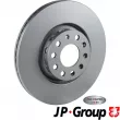 Jeu de 2 disques de frein avant JP GROUP 1163110500 - Visuel 1