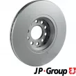 Jeu de 2 disques de frein avant JP GROUP 1163110500 - Visuel 2