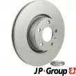 Jeu de 2 disques de frein avant JP GROUP 1163110600 - Visuel 1
