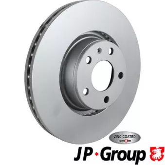 Jeu de 2 disques de frein avant JP GROUP 1163110700