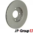 Jeu de 2 disques de frein avant JP GROUP 1163110900 - Visuel 2