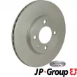 Jeu de 2 disques de frein avant JP GROUP 1163111000 - Visuel 1