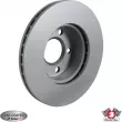 Jeu de 2 disques de frein avant JP GROUP 1163111300 - Visuel 2