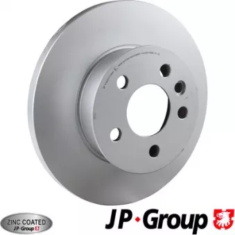 Jeu de 2 disques de frein avant JP GROUP 1163111400