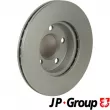 Jeu de 2 disques de frein avant JP GROUP 1163111500 - Visuel 2