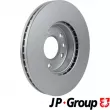 Jeu de 2 disques de frein avant JP GROUP 1163111800 - Visuel 2