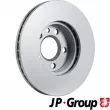 Jeu de 2 disques de frein avant JP GROUP 1163111900 - Visuel 2
