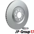 Jeu de 2 disques de frein avant JP GROUP 1163112500 - Visuel 1