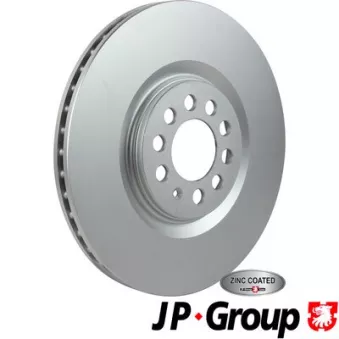 Jeu de 2 disques de frein avant JP GROUP 1163112500