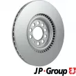 Jeu de 2 disques de frein avant JP GROUP 1163112500 - Visuel 2