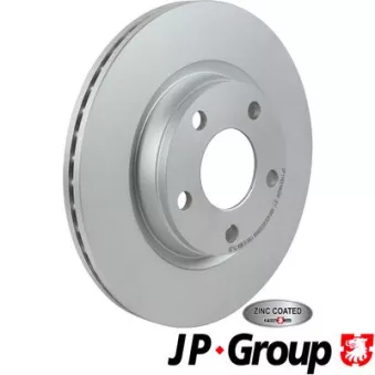 Jeu de 2 disques de frein avant JP GROUP 1163112600