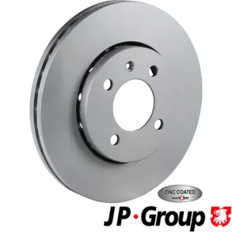 Jeu de 2 disques de frein avant JP GROUP 1163112900