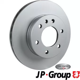 Jeu de 2 disques de frein avant JP GROUP 1163113000