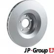 Jeu de 2 disques de frein avant JP GROUP 1163113100 - Visuel 2