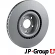 Jeu de 2 disques de frein avant JP GROUP 1163113300 - Visuel 2