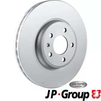 Jeu de 2 disques de frein avant JP GROUP 1163113400