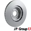 Jeu de 2 disques de frein avant JP GROUP 1163113600 - Visuel 2