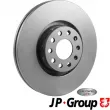 Jeu de 2 disques de frein avant JP GROUP 1163113700 - Visuel 1