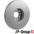 Jeu de 2 disques de frein avant JP GROUP 1163113700 - Visuel 2