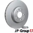 Jeu de 2 disques de frein avant JP GROUP 1163113800 - Visuel 1