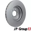 Jeu de 2 disques de frein avant JP GROUP 1163113800 - Visuel 2