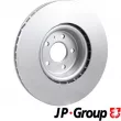 Jeu de 2 disques de frein avant JP GROUP 1163114200 - Visuel 2