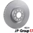 Jeu de 2 disques de frein avant JP GROUP 1163114400 - Visuel 1