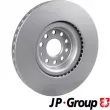 Jeu de 2 disques de frein avant JP GROUP 1163114400 - Visuel 2
