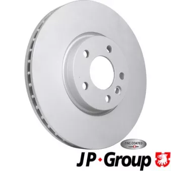 Jeu de 2 disques de frein avant JP GROUP 1163114500