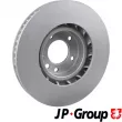 Disque de frein avant gauche JP GROUP 1163116570 - Visuel 2