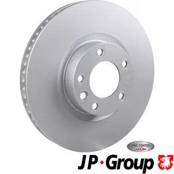 Disque de frein avant droit JP GROUP 1163116580