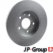 Jeu de 2 disques de frein avant JP GROUP 1163203500 - Visuel 2