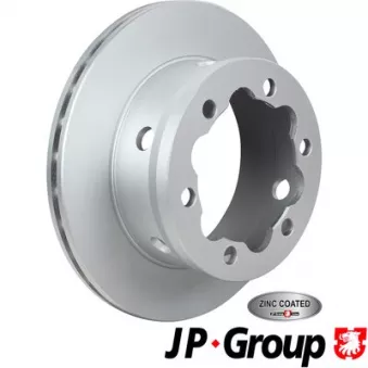 Jeu de 2 disques de frein avant JP GROUP 1163204700