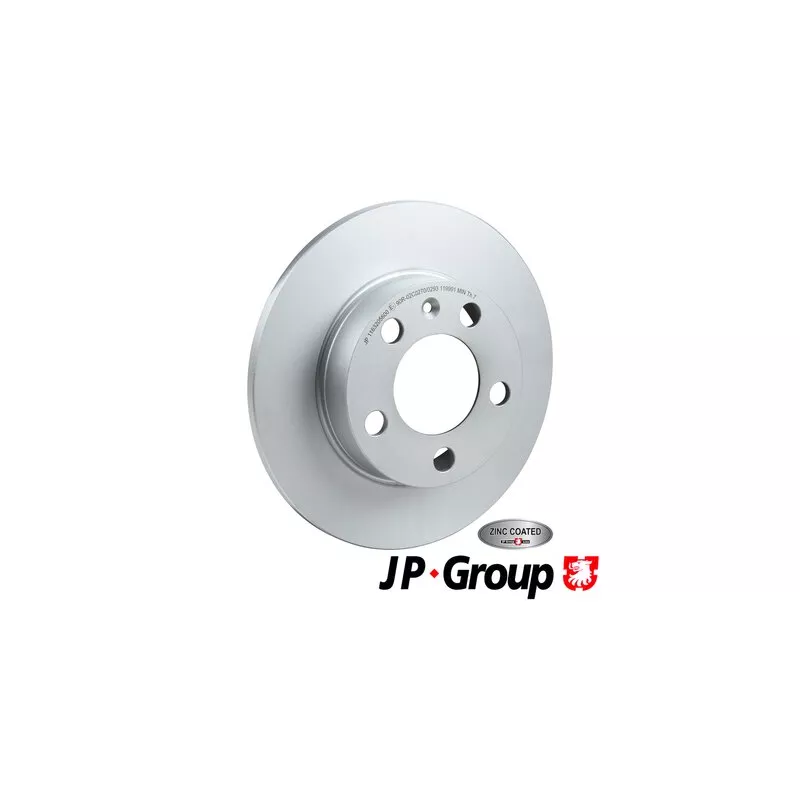 Jeu de 2 disques de frein arrière JP GROUP 1163205600