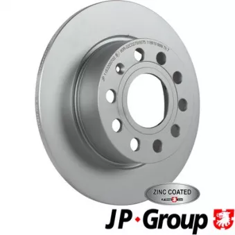 Jeu de 2 disques de frein avant JP GROUP 1163205700