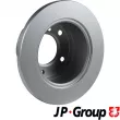 Jeu de 2 disques de frein avant JP GROUP 1163206100 - Visuel 2