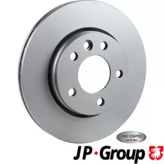 Jeu de 2 disques de frein avant JP GROUP 1163206600