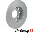 Jeu de 2 disques de frein avant JP GROUP 1163206900 - Visuel 2