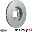 Jeu de 2 disques de frein avant JP GROUP 1163207000 - Visuel 2