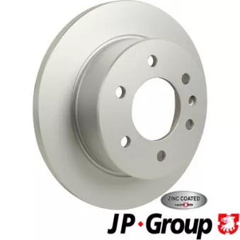Jeu de 2 disques de frein avant JP GROUP 1163207200
