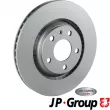 Jeu de 2 disques de frein avant JP GROUP 1163207500 - Visuel 1
