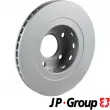 Jeu de 2 disques de frein avant JP GROUP 1163207800 - Visuel 2