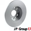 Jeu de 2 disques de frein avant JP GROUP 1163208000 - Visuel 2