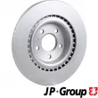 Jeu de 2 disques de frein arrière JP GROUP 1163208300 - Visuel 2