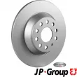 Jeu de 2 disques de frein avant JP GROUP 1163208500 - Visuel 1