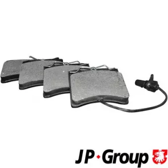 Jeu de 4 plaquettes de frein avant JP GROUP 1163603810