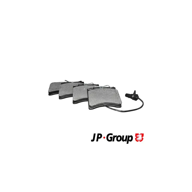Jeu de 4 plaquettes de frein avant JP GROUP 1163603810
